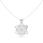 Load image into Gallery viewer, Snowflake Pendant — 0.80ct