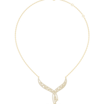 Load image into Gallery viewer, Crescent Wing Statement Necklace — 1.51ct