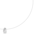 Load image into Gallery viewer, Pear Solitaire Drop Necklace — 3.07ct