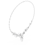 Load image into Gallery viewer, Botanical Spray Necklace — 2.37ct