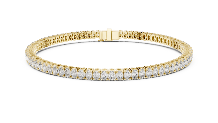Oval Tennis Bracelet — 11.85ct