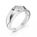 Load image into Gallery viewer, Angular Princess Mens Ring — 0.50ct