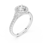 Load image into Gallery viewer, Callista 1.00ct Round Brilliant Diamond Ring