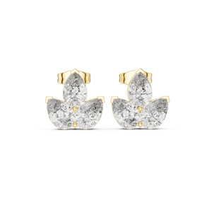 Yara Diamond Solitaire Stud Earrings