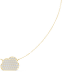 Load image into Gallery viewer, Cloud Pavé Pendant Necklace — 1.64ct
