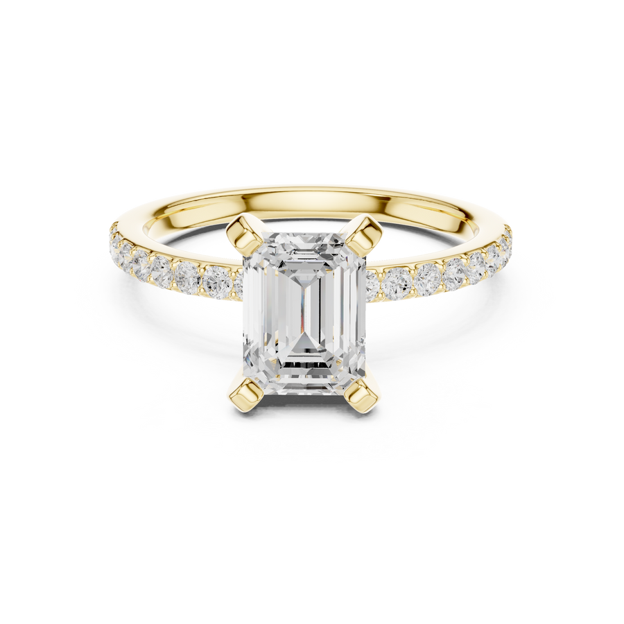 Eden 2.00ct Emerald Cut Diamond Ring