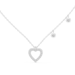 Load image into Gallery viewer, Double Heart Necklace — 0.48ct