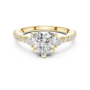 Amour Heart Cut Diamond Ring