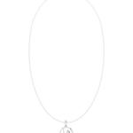 Load image into Gallery viewer, Open Circle Pendant Necklace — 0.09ct