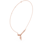 Load image into Gallery viewer, Crescent Wing Statement Necklace — 1.51ct