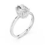 Load image into Gallery viewer, Rosalind Oval Diamond Accent Ring