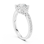 Load image into Gallery viewer, Celestine Round Brilliant Diamond Ring