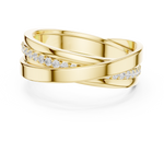 Load image into Gallery viewer, Slim Row Band Mens Ring — 0.29ct