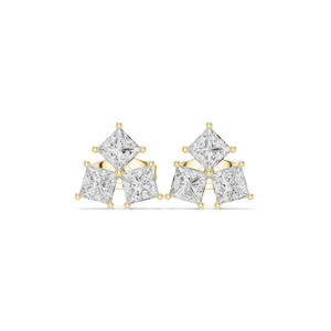 Reva Diamond Solitaire Stud Earrings