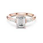 Load image into Gallery viewer, Rafaela 1.31ct Emerald Cut Diamond Ring