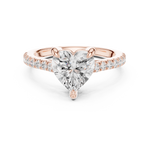 Load image into Gallery viewer, Juliet 2.00ct Heart Cut Diamond Engagement Ring