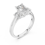 Load image into Gallery viewer, Palazzo 1.50ct Emerald Cut Diamond Ring
