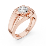Load image into Gallery viewer, Classic Signet Mens Ring — 1.10ct
