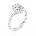 Load image into Gallery viewer, Prisme Radiant Cut Diamond Accent Ring