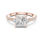 Load image into Gallery viewer, Sophia Princess Cut Diamond Ring