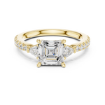 Load image into Gallery viewer, Lumière Asscher Cut Diamond Ring