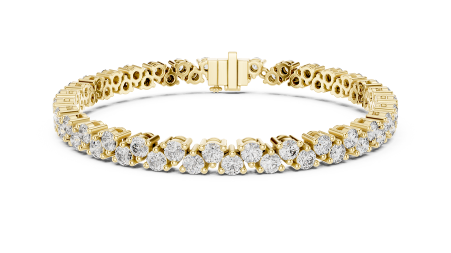 Round Tennis Bracelet — 6.2ct