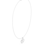 Load image into Gallery viewer, Open Circle Pendant Necklace — 0.09ct