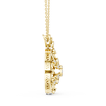 Load image into Gallery viewer, Sunburst Lattice Pendant — 0.79ct