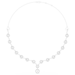 Load image into Gallery viewer, Circular Link Station Necklace — 1.47ct