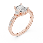 Load image into Gallery viewer, Aurora Radiant Cut Diamond Ring