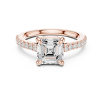Load image into Gallery viewer, Deco 2.00ct Asscher Cut Diamond Ring