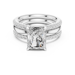 Load image into Gallery viewer, Titan 3.43ct Radiant Cut Diamond Ring