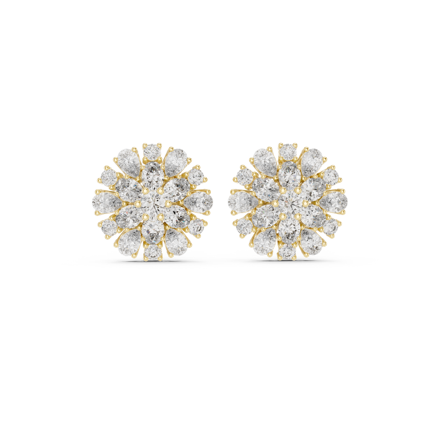 Esme Diamond Solitaire Stud Earrings