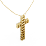 Load image into Gallery viewer, Diamond Cross Pendant — 7.00ct