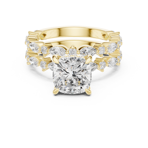 Glacier 2.65ct Cushion Cut Diamond Ring