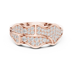 Load image into Gallery viewer, Pyramid Top Mens Ring — 0.43ct