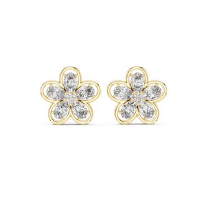 Mila Diamond Solitaire Stud Earrings