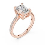 Load image into Gallery viewer, Vivienne 2.00ct Emerald Cut Diamond Ring