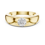 Load image into Gallery viewer, Smooth Dome Mens Ring — 0.01ct