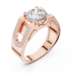 Load image into Gallery viewer, Pavé Split Shoulder Mens Ring — 1.69ct