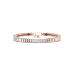 Load image into Gallery viewer, Full Baguette Link Men's Bracelet — 3.46ct