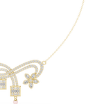 Load image into Gallery viewer, Ornate Scroll Floral Necklace — 3.01ct