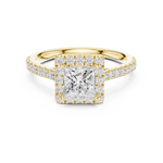 Load image into Gallery viewer, Inès 1.04ct Princess Cut Diamond Ring