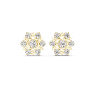 Anya Diamond Solitaire Stud Earrings
