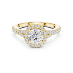 Load image into Gallery viewer, Callista 1.00ct Round Brilliant Diamond Ring