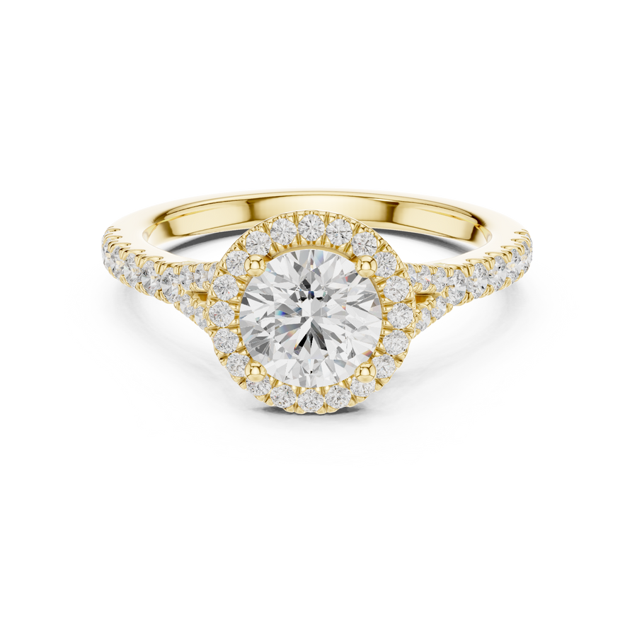 Callista 1.00ct Round Brilliant Diamond Ring