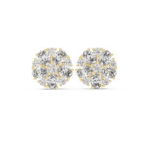 Senna Diamond Solitaire Stud Earrings
