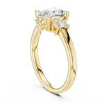 Load image into Gallery viewer, Marquette Oval Three-Stone Diamond Ring