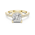 Load image into Gallery viewer, Reina 2.00ct Princess Cut Diamond Engagement Ring