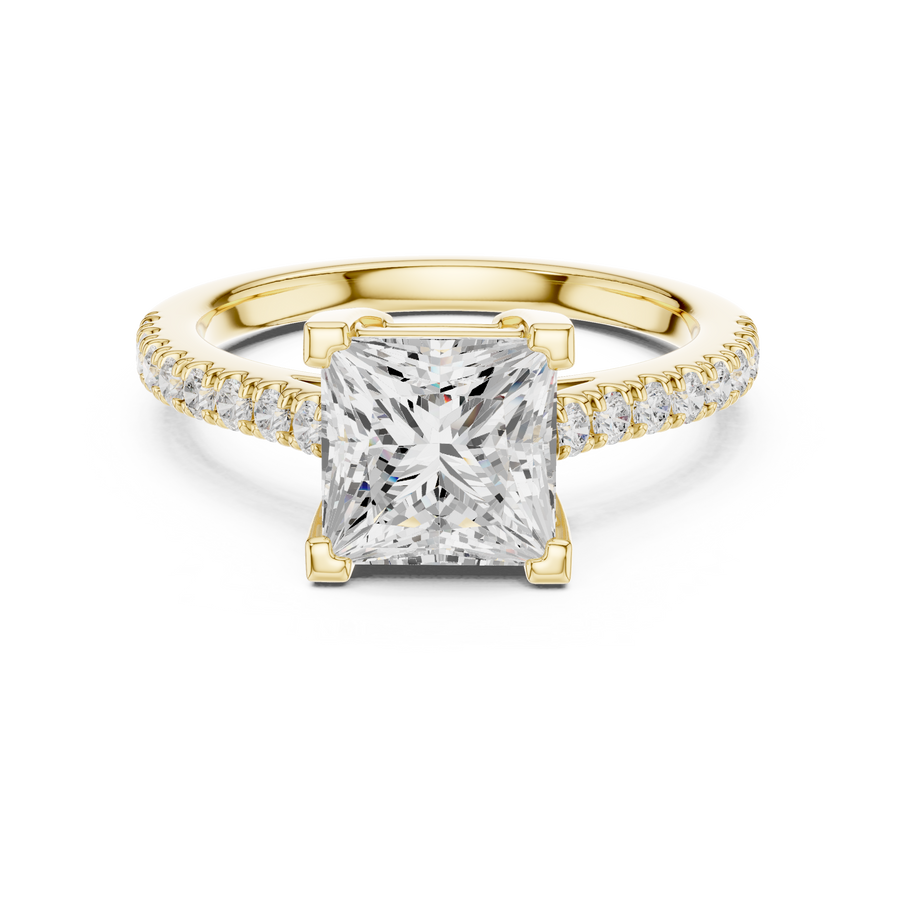 Reina 2.00ct Princess Cut Diamond Engagement Ring